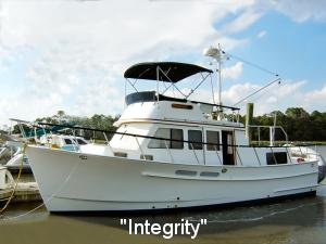 The motor yacht "Integrity"
