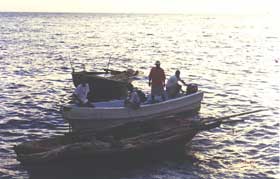 Haitian boats.