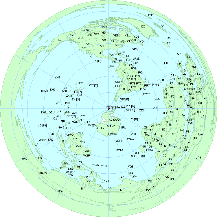 Great Circle Chart